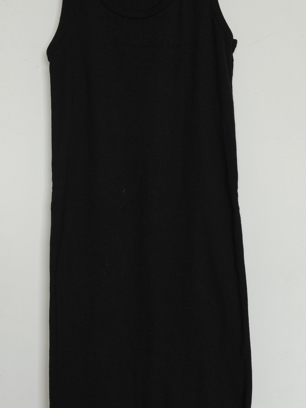 Black Sleeveless Tank Dress